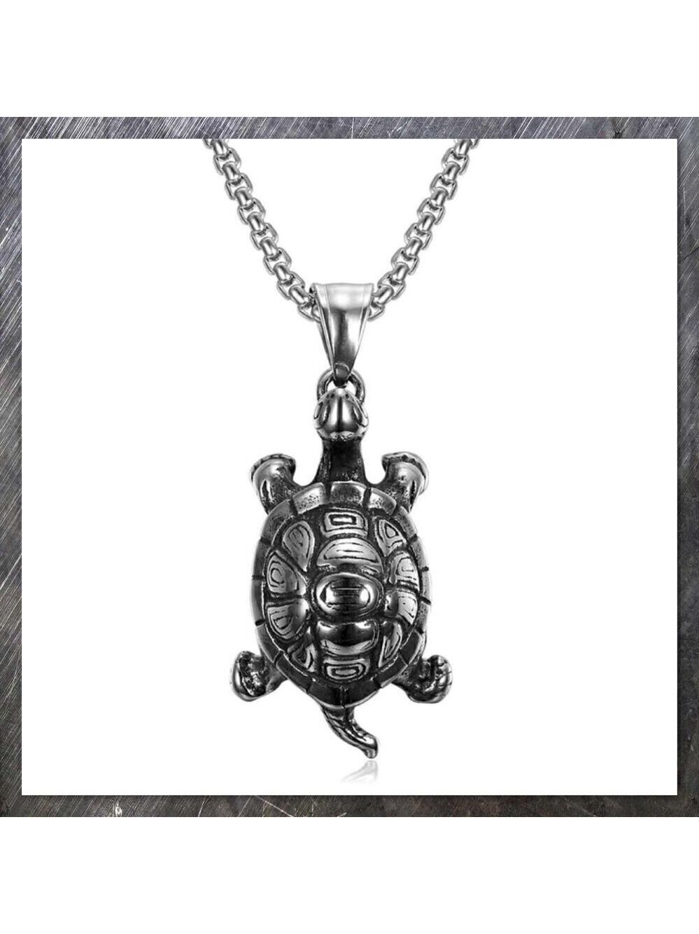 Turtle Terrapin Maryland Terps Pendant and Necklace #1116 - Picture 9 of 9
